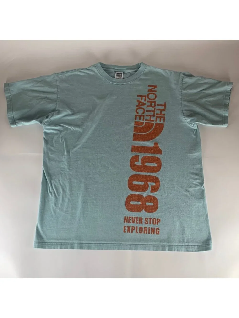 The North Face Mens Turquoise Short Sleeve Crewneck Shirt Mens XL